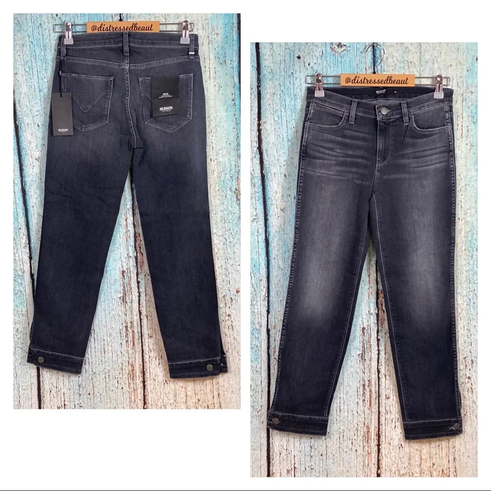 Hudson NWT Nico Ramble Crop Cuffed Cigarette Leg Jeans - Picture 4 of 16